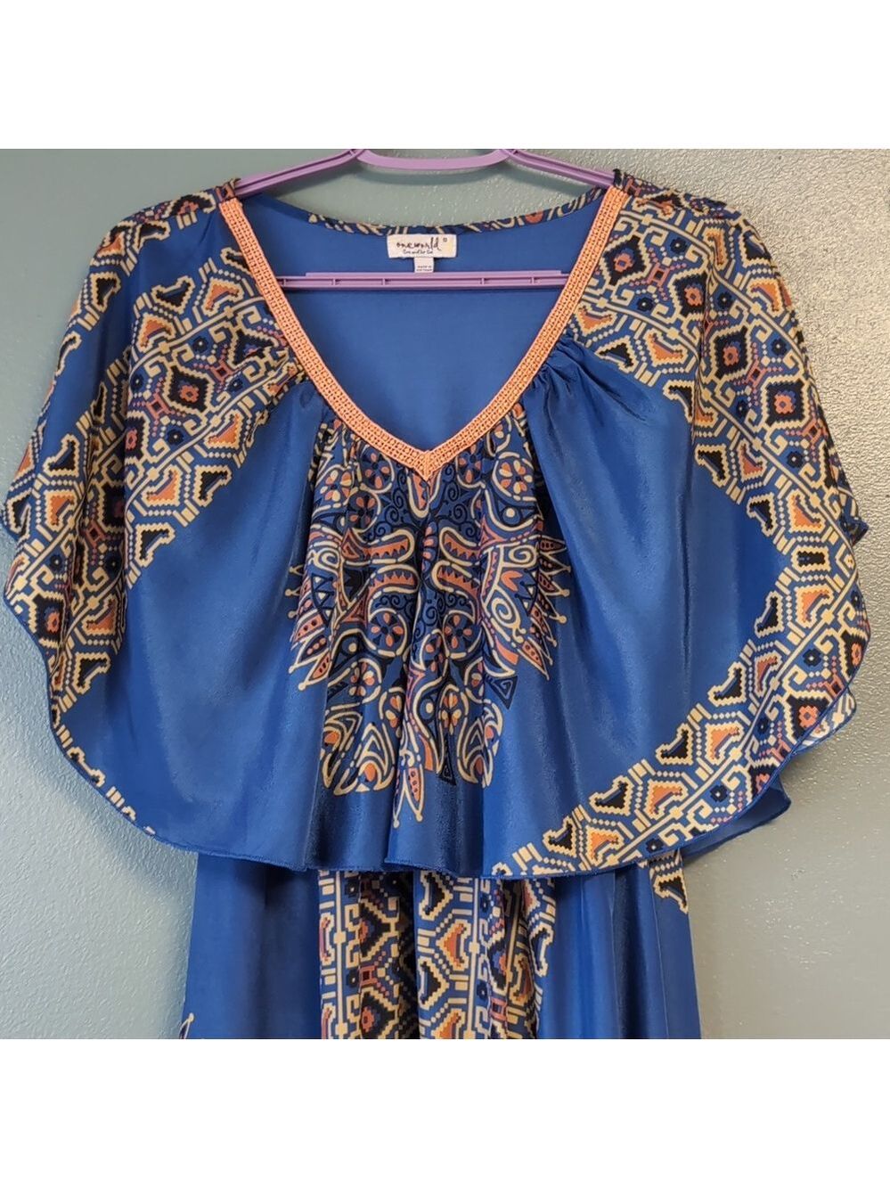 Cape & Drape Tribal Dress - Picture 3 of 12